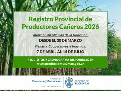 Registro Cañero 2026: Inscripciones y reinscripciones